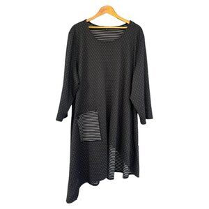 Sydney Artsy Soft Knit Asymmetrical Dress NWT